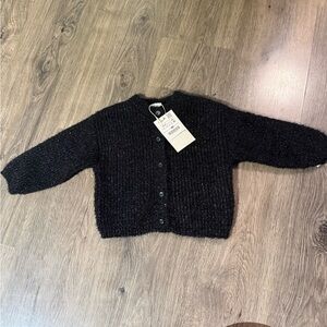 💛 3 for $20 💛 Zara Black Knit Button-Up Cardigan